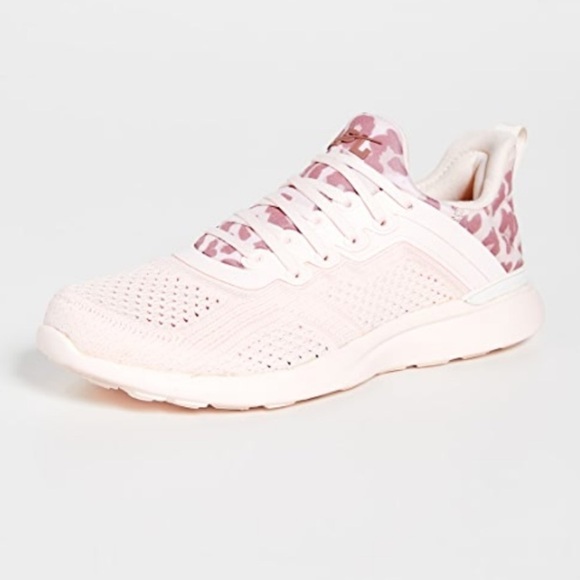 APL Techloom Tracer Sneakers in Creme/Beachwood/Leopard Size 7.5 - Picture 1 of 8